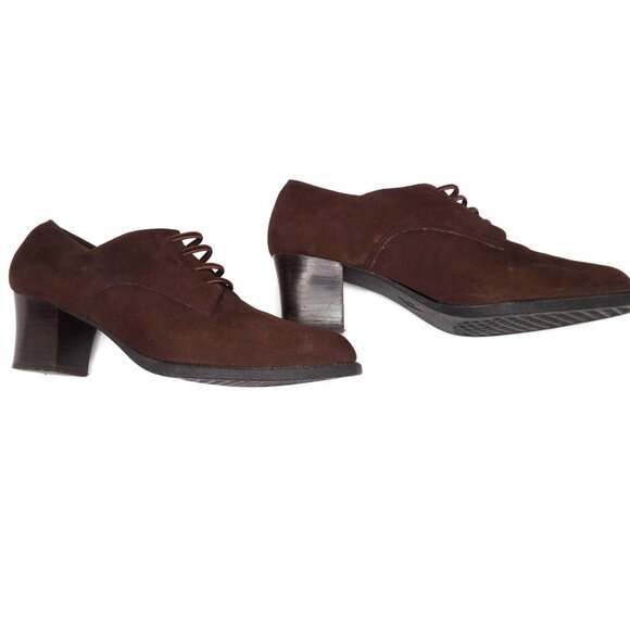 Aerosoles Heely UM Brown Suede 8B Women's Shoe preowned - Picture 2 of 5